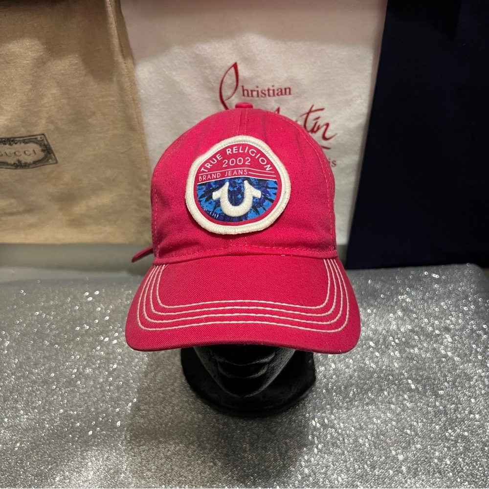True Religion Pink Nautical Logo Hat